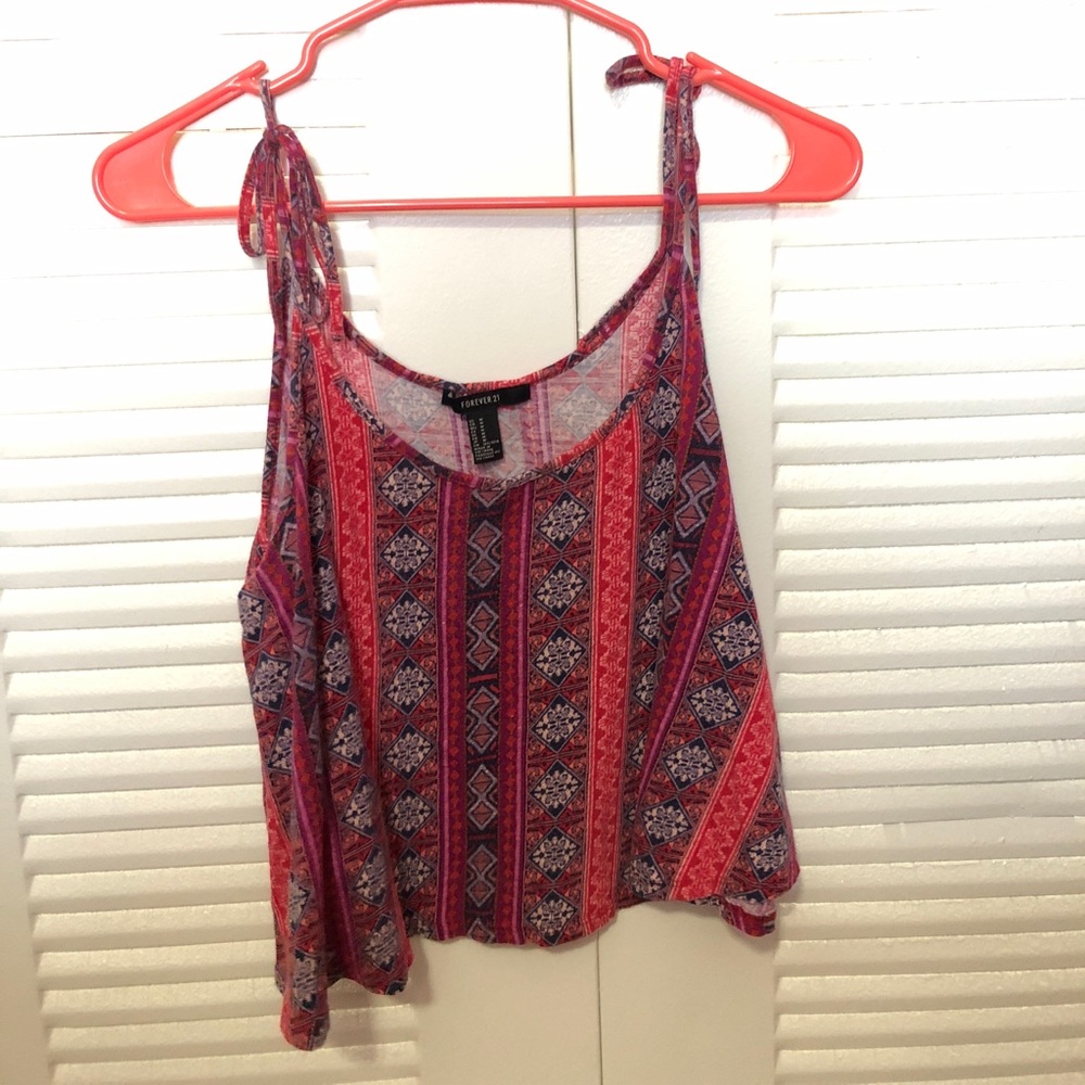 F21 Crop Flowy tank